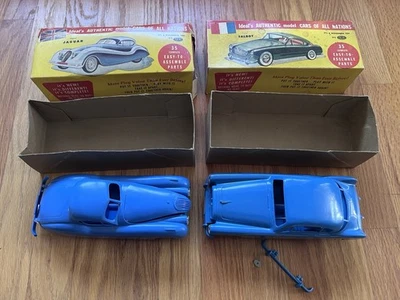 Kit Hot Rod Vintage Ideal Toys Model Cars Talbot Jaguar 3082 3703 Caixa - Imagem 1 de 4