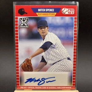 2021 MITCH SPENCE LEAF PRO SET RED BASEBALL AUTO ROOKIE CARD SP LOOK - Picture 1 of 2