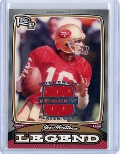 2008 Topps Progression Legend JOE MONTANA Patch /99 - San Francisco 49ers - Picture 1 of 2