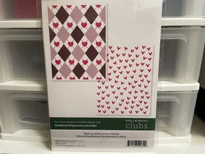 spellbinder club two way heart layering stencils used - Picture 1 of 2