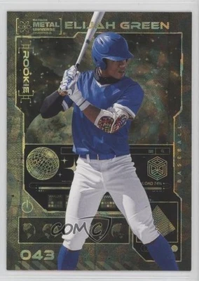 2023 Skybox Metal Universe Champions Gold Spectrum Elijah Green #043 - Image 1 of 2