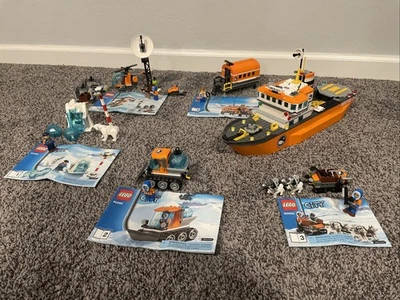 LEGO City Arctic Icebreaker (60062)-99% Complete w/ Manuals 1-5 (missing 6) - Image 1 of 4