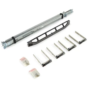 Dell PowerEdge R620 / R630 4B Upgrade Kit Sliding Rails + Bezel + 4x SFF Caddies - Picture 1 of 4