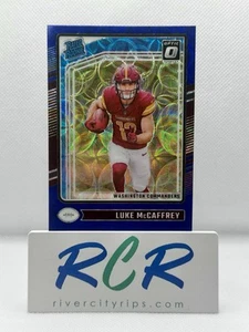 2024 Panini Donruss Optic - Rated Rookie Luke McCaffrey #268 Blue Scope - Picture 1 of 2