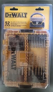 DeWalt DWAF1245 Drill Drive Set with Tape Measure 52 pc **SEALED** - Picture 1 of 2