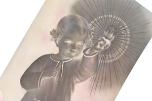 Vintage 5 x 7 Black & White Negative Lot of old Religious Illustrations 1940s - Picture 1 of 14