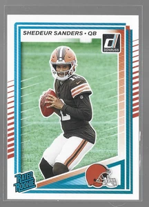 Tarjeta de novato Panini Donruss Shedeur Sanders 2025 con clasificación 🏈Cleveland Browns🏈 - Imagen 1 de 2