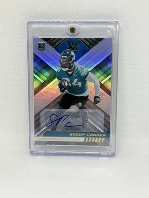 2022 Panini XR Snoop Conner Auto #/75 Rookie Silver SP Jacksonville Jaguars - Image 1 of 2