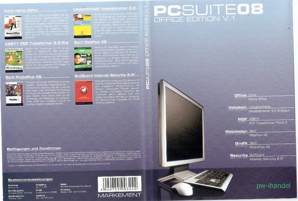 6 Programme u.a Langenscheidt Vokabeltrainer 3.0, BullGuard Internet Security - Bild 1 von 1