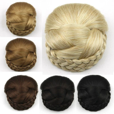 Chignon in stile chignon intrecciato fermaglio per capelli extension  - Immagine 1 di 4