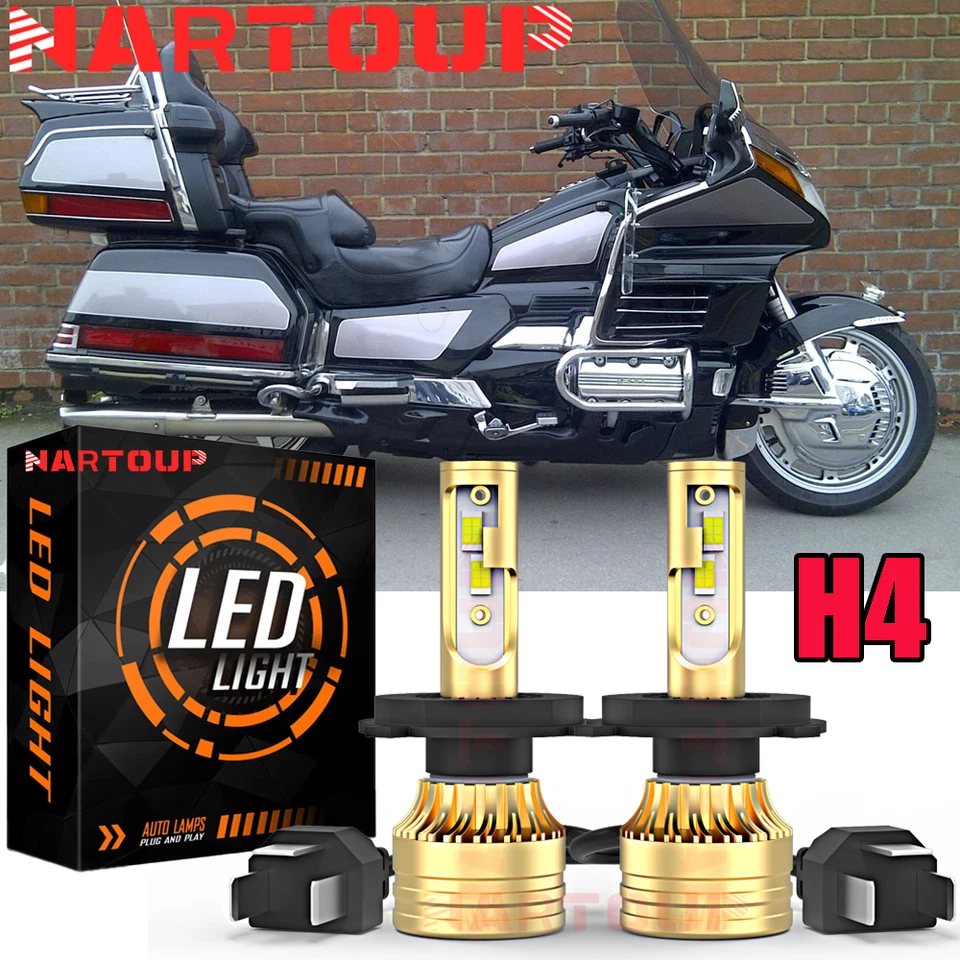 2 Super LED bulb for Honda Motorcycle 1998-2000 GL1500A/SE Goldwing Aspencade/SE Foto 1 de 4