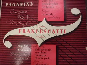 PAGANINI & Saint-Saens 33RPM 012716 TLJ - Picture 1 of 1