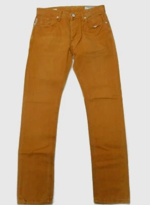 Jack & Jones Tim Slim Jeans Mens 30 x 32 Straight Brown Cotton 5 Pocket Pants - Image 1 of 4