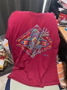 SUPER SALE PRICE   MENS T SHIRT SIZE LARGE NATIVE AMERICAN AZ LOGO PREOWNED - Picture 1 of 4