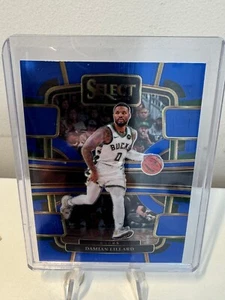 2023-24 NBA Panini Select Blue Concourse Damian Lillard #63 - Picture 1 of 2