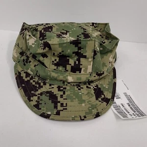 Nueva gorra ajustada 7-1/2 camuflada digital Woodland tipo III de la Marina de los Estados Unidos funcionando - Imagen 1 de 6