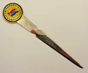 Vtg American Export Lines Flag Symbol Letter Opener Transportation - Picture 1 of 4