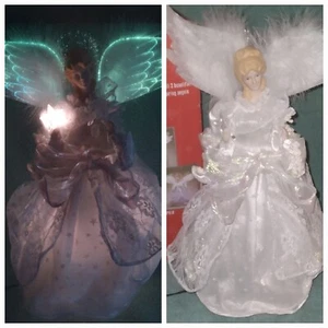 KURT S ADLER 15" FIBRA ÓPTICA ÁNGEL ÁRBOL TOPPER LEER - Imagen 1 de 9