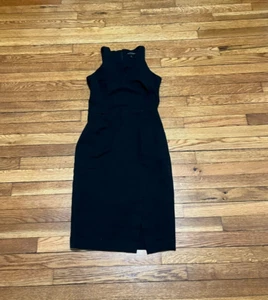 Banana Republic Women's Black Shift Dress Size 4 Tall Sleeveless Classic Classy - Picture 1 of 4