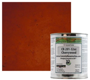 Fast Drying Concrete Stain-Professional-Easy to Use 100-150sq ft Cherrywood - Picture 1 of 3