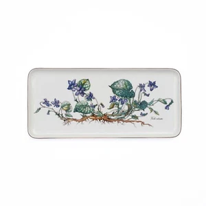 Villeroy & Boch Botanica Rectangular Sandwich Tray Viola Odorata Sweet Violet - Picture 1 of 4