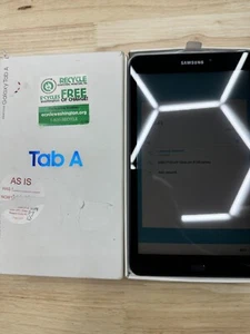 Samsung Galaxy Tab A Wi-Fi 8" noir verrouillé pour pièces/réparation - Photo 1/4