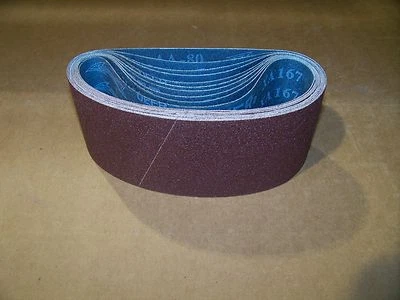 PREMIUM  A/O,  X-WEIGHT  SANDING  BELTS  3" X 18",  10 - PACK,  80-GRIT - Image 1 of 2