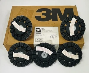 3M MODEL NO. 02286 ROLOC DUST FREE DISC PAD 4 in. 3/8-24 (BOX OF x5 DISCS) !NEW! - Picture 1 of 16