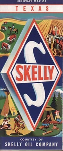 1960 Skelly Road Map: Texas NOS - Bild 1 von 1