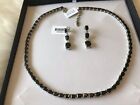 New Rare Russian Elite Shungite Necklace With Free Earrings L@@K Stunning