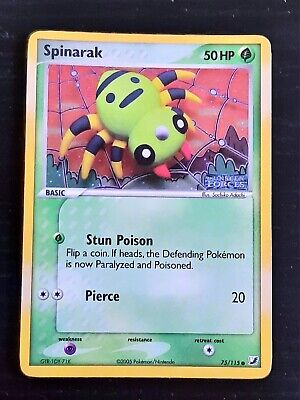 Spinarak 75/115 EX Unseen Forces- Holo Stamped Pokemon Card-*NM*~FREE SHIPPING!!
