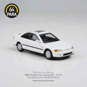1/64 Honda Civic cupé EJ1 1995 blanco diecast modelo de coche de Paragon PA-55765 - Imagen 1 de 4