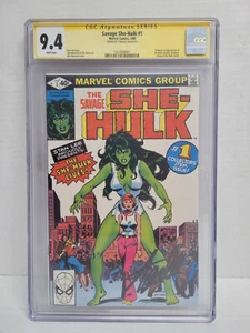 Savage She-Hulk #1 (1980) 1st She-Hulk CGC 9.4 Signature Series Signed Stan Lee - Bild 1 von 9