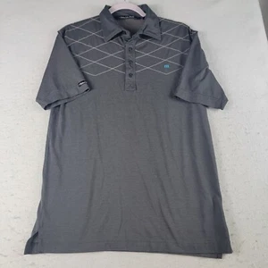 TRAVIS MATHEH HERREN POLOSHIRT GRÖSSE SMALL DUNKELGRAU KURZARM - Bild 1 von 5