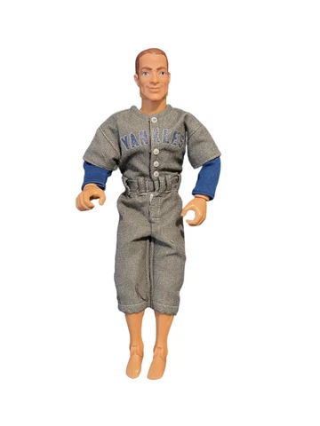 Rare New York Yankees Vintage Lou Gehrig 12" Doll Figure Cover
