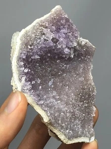 Specialty Flower Amethyst Quartz Druzy Cluster Healing Brazil 3.3oz N25 - Picture 1 of 12
