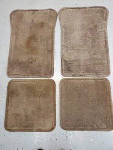Cadillac Original Floor Mats - 1990s Deville, Seville, Fleetwood - Beige - Picture 1 of 10