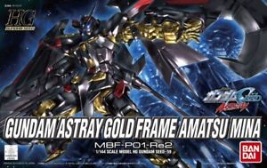 BANDAI Gunpla High Grade Hg 1/144 Gundam Astray Gold Frame Amatsu Mina