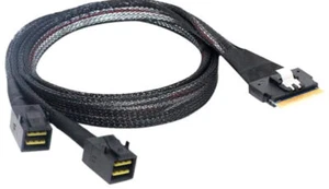 Wonderwires PCI-E Ultraport Slimline SAS Slim 4.0 SFF-8654 8i 74 pines - Imagen 1 de 7