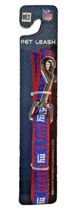 New York Giants Official NFL Medium 4ft Red/Blue Nylon Lead Dog Pet Leash NEW - Picture 1 of 3