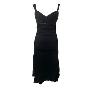 Women's Small Maxi Dress Ruby Rox Black Sleeveless Mid-Back V-Neck - Picture 1 of 14