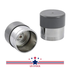 2 protectores de cojinete Buddy buje de rueda de grasa 3500# eje de remolque 1,98 con sujetador - Imagen 1 de 12