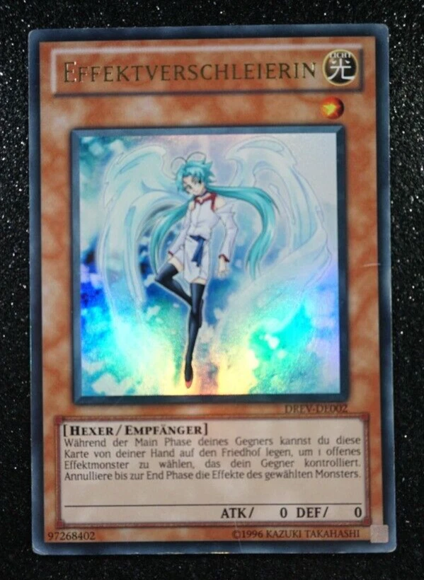 Yugioh EFFEKTVERSCHLEIERIN , drev-de002 ultra rare deutsch Excellent ! - Bild 1 von 2