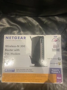 Netgear Wireless-N 300 Router With DSL Modem - Picture 1 of 2