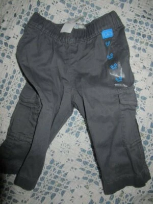 nwt Place gray cargo pants  baby boy 6 m 9 m free ship USA - Image 1 of 2