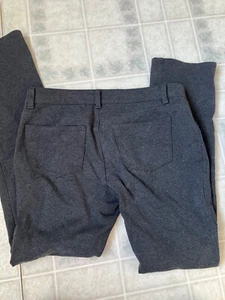 Ann Taylor Ponte Knit Trouser Dress Pants Size 8 Stretch Cotton Modal - Picture 1 of 5