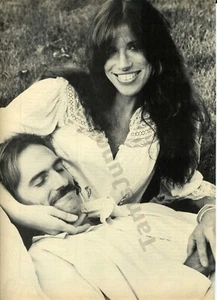 1978 Carly Simon James Taylor B&W Magazine PHOTO PAGE Christmas Gift Idea (2248) - Picture 1 of 1
