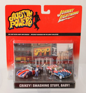 JOHNNY LIGHTNING AUSTIN POWERS  CRIKEY! SMASHING STUFF, BABY  2002  MOC
