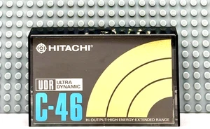 HITACHI UDR ULTRA DYNAMIC 46 1974 TYPE I BLANK CASSETTE TAPE (1) (USED) - Picture 1 of 7