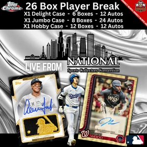 GREG MADDUX CHC 2025 Topps Chrome Baseball Player Break 26 Box Break 1500 - Picture 1 of 4